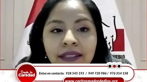 Foto: Comisionada de la Defensoría del Pueblo Ana Sánchez Apaza