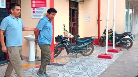 Alcalde Keler Rengifo está recluido en la carceleta del Poder Judicial. (Foto: Flash Madre de Dios)