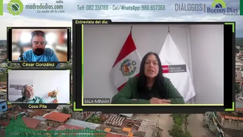 Ministra Albina Ruiz, en comunicación con Diálogos