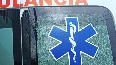 Ambulancia apedreada. Foto: Diresa Madre de Dios