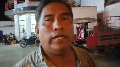 El encargado del grifo Qoyllority. Imagen: Radio Madre de Dios