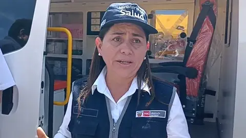 Ministra de Salud, Rosa Gutiérrez. Imagen: Radio Madre de Dios