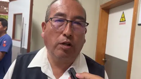 El director regional de salud. Imagen: Radio Madre de Dios