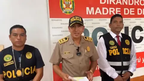 El general PNP Javier Infante Revilla. Imagen: Radio Madre de Dios