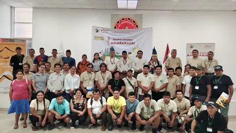 Cogestión de la Reserva Comunal Amarakaeri fortalece vigilancia indígena y difunde investigaciones por su 24° aniversario