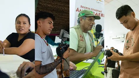 Cine amazónico: la experiencia de cuatro comunicadores indígenas de Madre de Dios en el Muyuna Fest