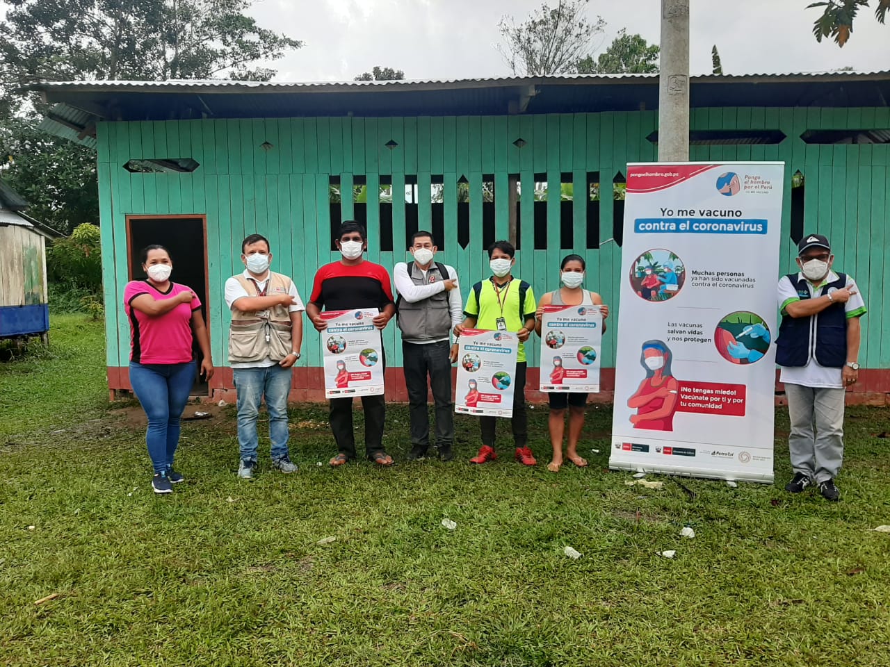 En jornadas de vacunación contra la COVID-19 en comunidades nativas y campesinas, el Ministerio de Cultura refuerza difusión de información en lenguas indígenas junto a las DIRESA (3)